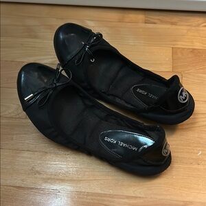 Michael Kors Black Slip-On Loafers